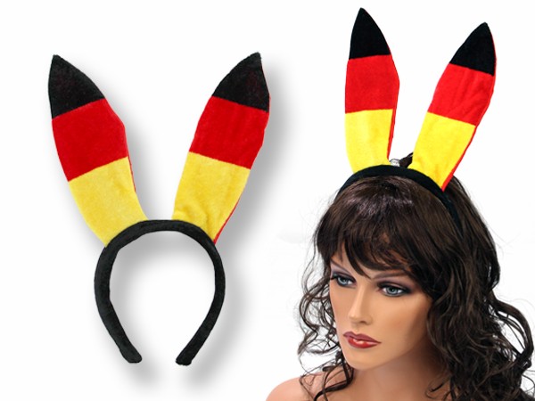 Lustiger Deutschland Bunny Ohren Hasenohren Haarreif Ebay 