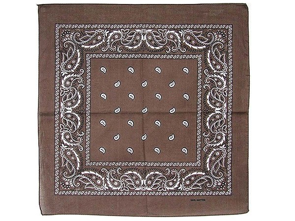 Bandana brown paisley Zandana 100 Cotton 71 You like this product