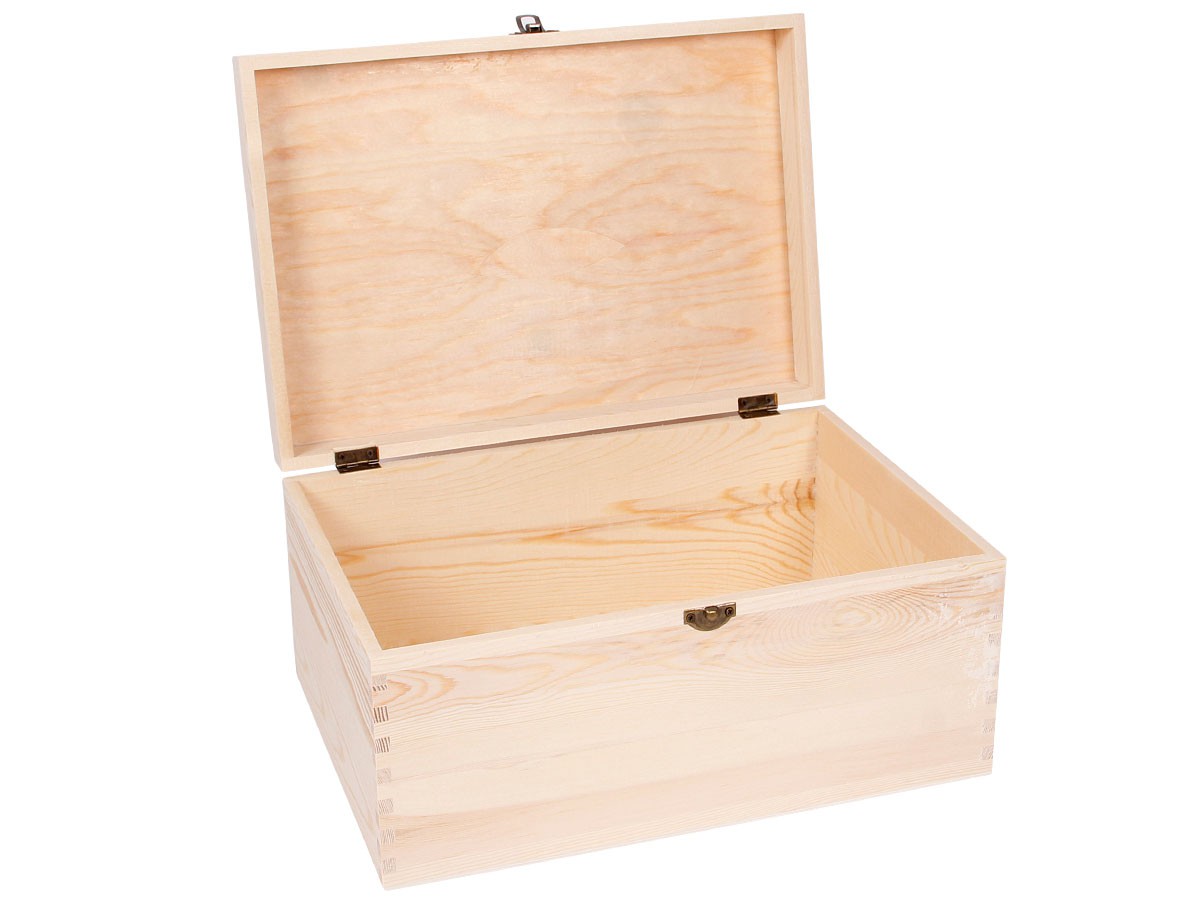 Sammler Holz-Box Holz-Schatulle Truhe Schatzkiste Tee-Box Geschenk-Box ...